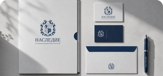 Разработка фирменного стиля для компании Наследие
