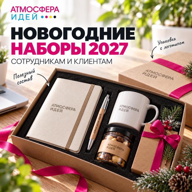 Корпоративные подарочные наборы к Новому году 2027: состав, бюджет и заказ